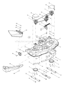 Page B Diagram and Parts List for 13AU624H401 2001 Yard Man Lawn Tractor